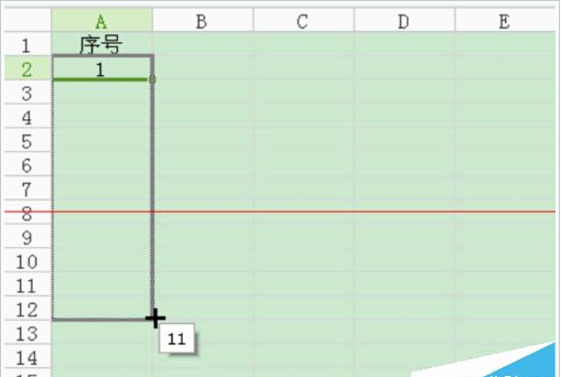 WPS表格怎么设置自动排列序号