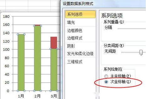 Excel2010如何制作柱形图 三联